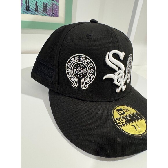 NEW ERA chicago white sox custom fitted 7 3/8 used - Picture 2 of 9